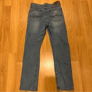 Authentic Wrangler Blue Jeans Slim Straight 32x30
